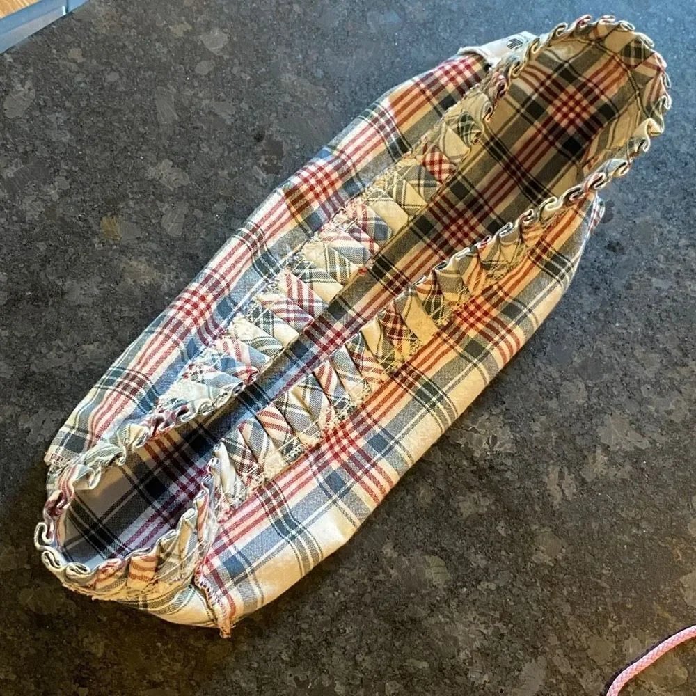 Longaberger Basket Liner 13” Plaid